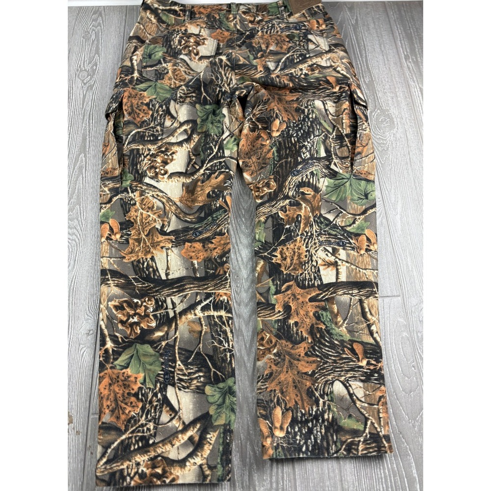 Cabela's Pants Mens 36x32 Camo Cargo Hunting Outdoor Hiking Soft Quiet Fleece